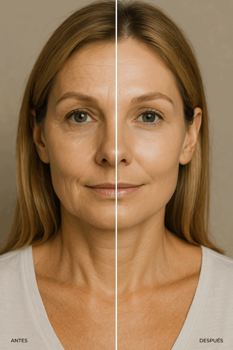 Antes y despues rejuvenecimiento facial - Tratamiento con Botox Malaga